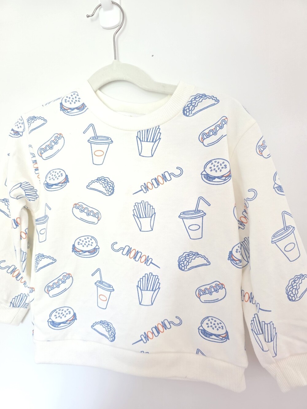 Rachel Zoe Toddler Lightweight Sweatshirt FOOD  Theme Size 4T